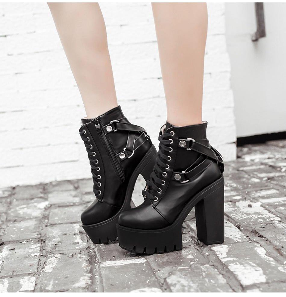 Goth 2024 ankle boots