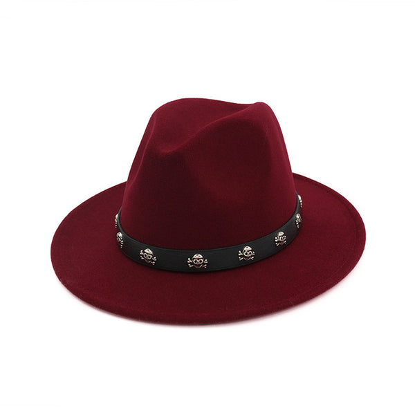 Skull Fedora Hat (Multiple Colours) at $18.99 USD l Rags n Rituals