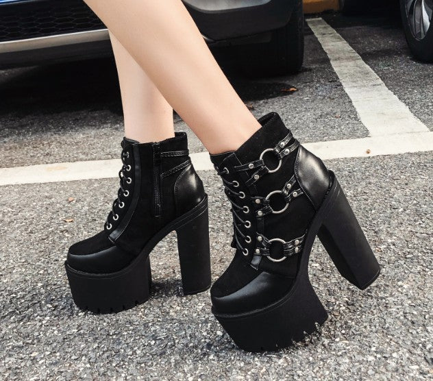 Goth 2024 black boots