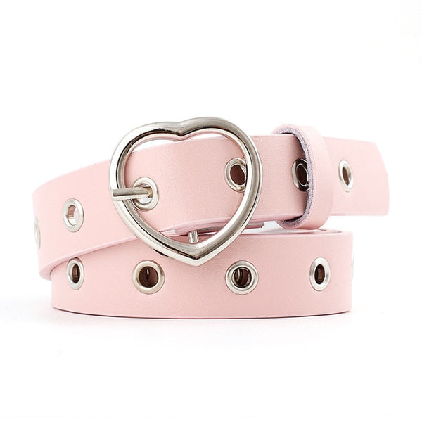 'Heart Breaker' Black Fake Leather Heart Buckle Belt – Rags n Rituals